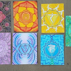 All Seven Chakras - Poster Bundle