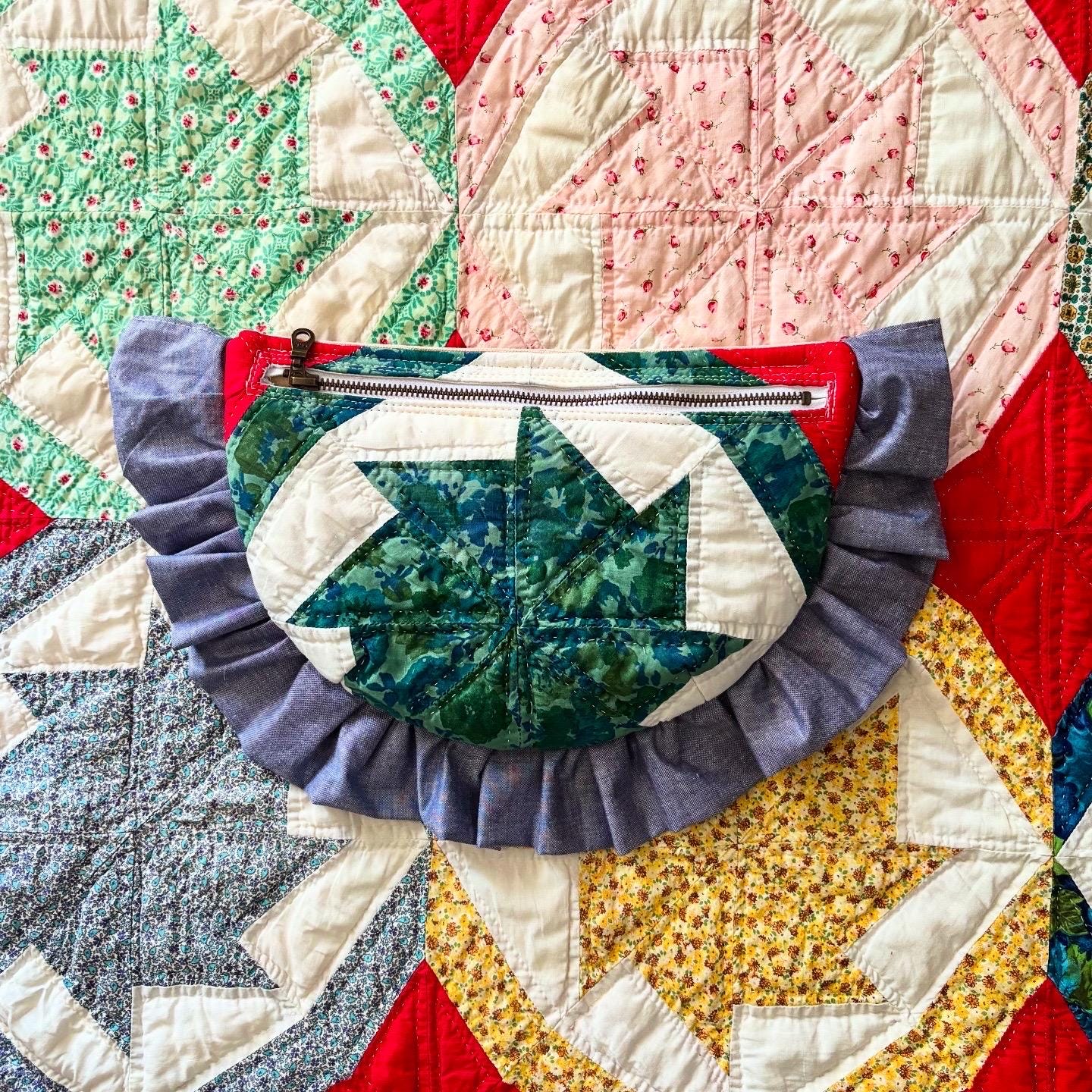 Used Fanny Rag Upcycled Vintage Quilt Fanny Bag/quilt Fanny Bag/bumbag/vintage Quilt ...