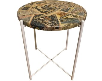 Superhero Side Table - Comic Book Side Table - Comic Coffee Table