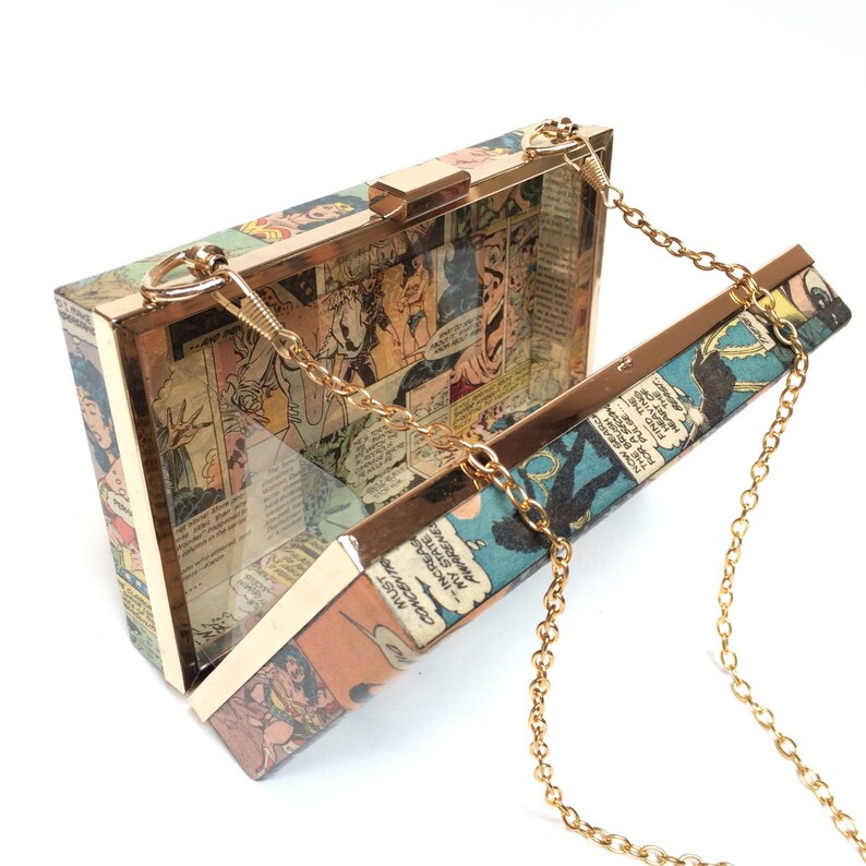 Superhero Clutch Comic Book Personalized Clutch Superhero Etsy