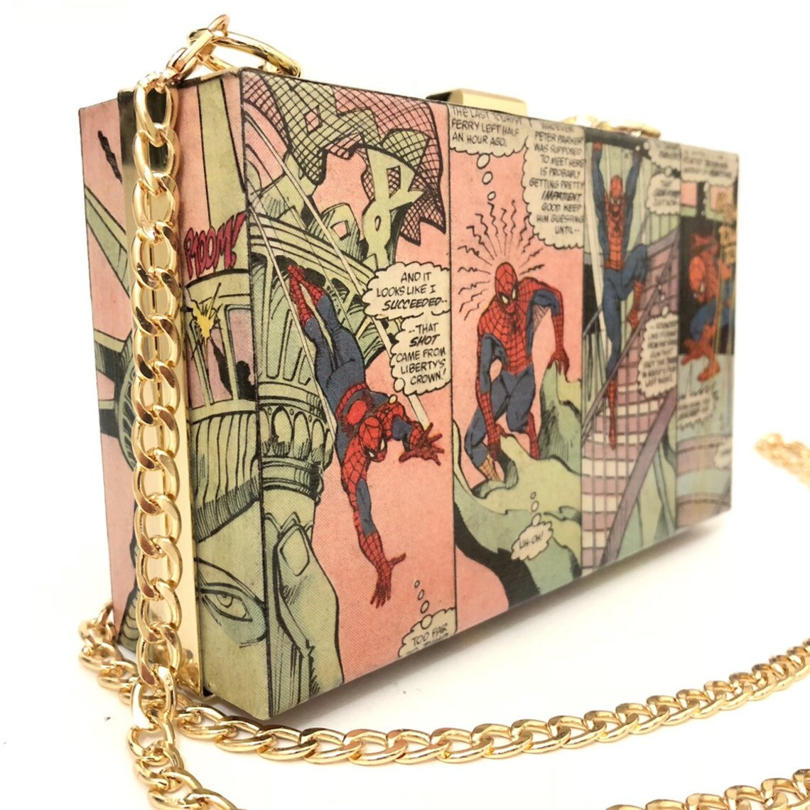 Superhero Clutch Comic Book Personalized Clutch Superhero Etsy