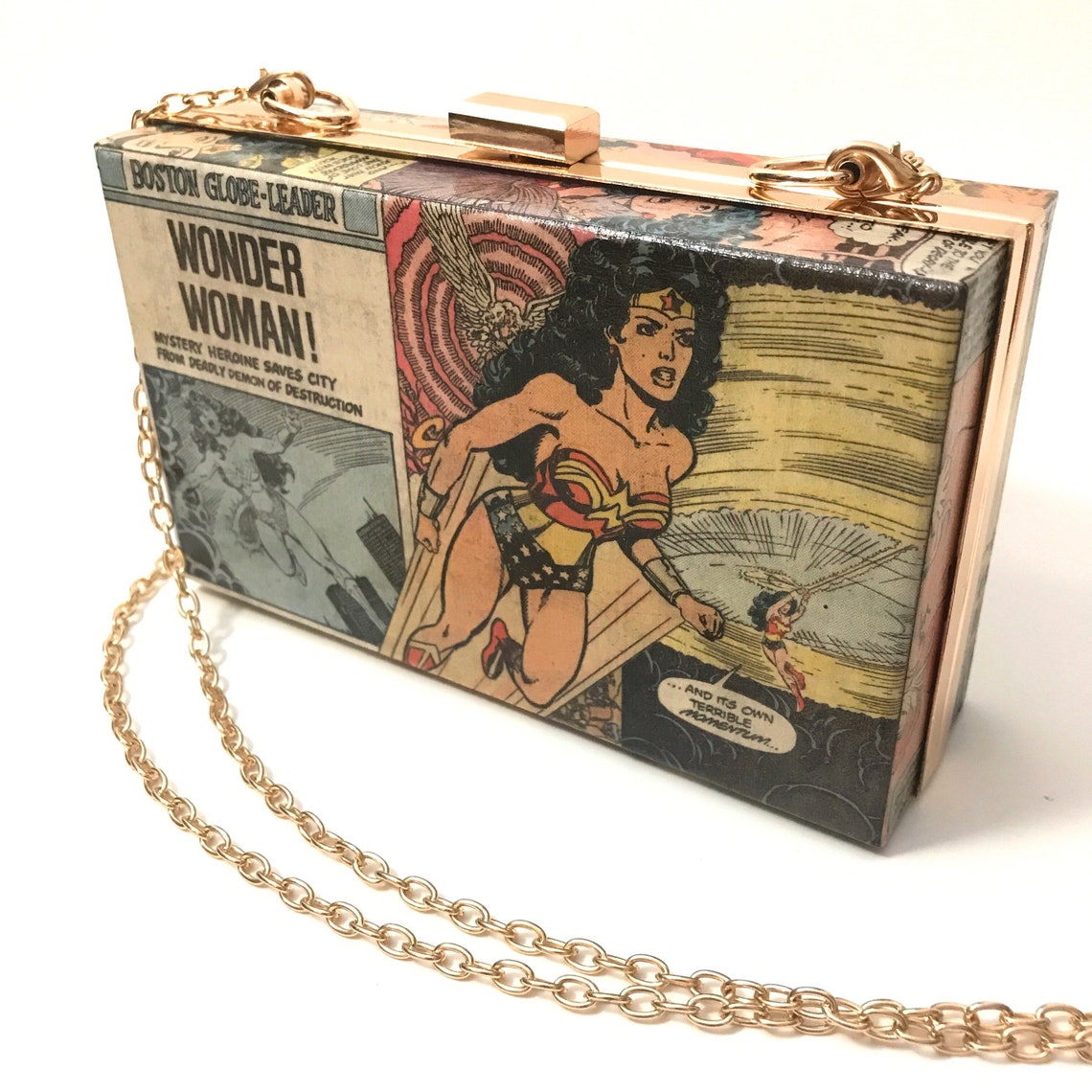 Superhero Clutch Comic Book Personalized Clutch Superhero Etsy