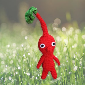 Red Helper | AD FREE Digital Crochet Pattern | Pikmin Inspired | Red Pikmin Pattern | Video Game Crochet | Red Pikmin Plushie | Amigurumi