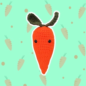 Carrot Amigurumi - AD FREE Digital Crochet Pattern