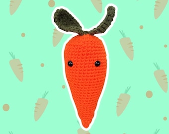 Carrot Amigurumi - AD FREE Digital Crochet Pattern