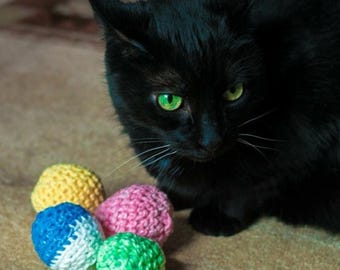 Catnip Balls | Crochet Pattern ONLY | Cat Toy Crochet Pattern | Pet Toy Crochet Pattern | Crochet Patterns for Pets