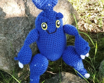 Rhinoceros Beetle | AD FREE Digital Crochet Pattern | Pokemon Inspired | Amigurumi Beetle | Crochet Insect | Amigurumi Pattern