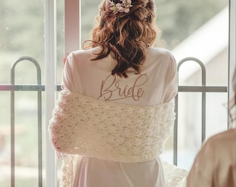 Shell Stitch Wedding Shawl - Digital Crochet Pattern