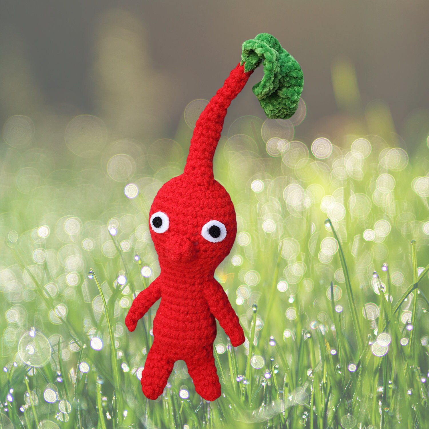 Red Helper | AD FREE Digital Crochet Pattern | Pikmin Inspired | Red ...
