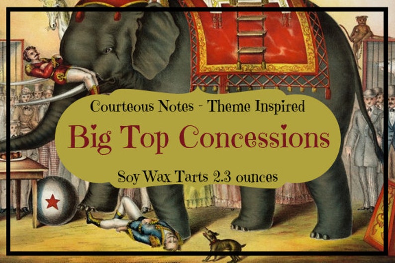 Big Top Concessions Disney Theme Park Inspired Wax Tarts