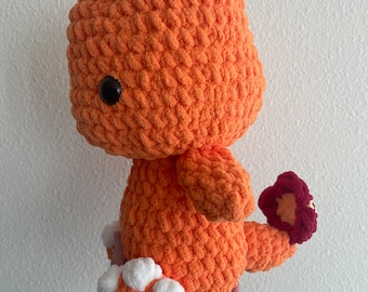Jumbo Charmander Crochet Plushie Amigurumi