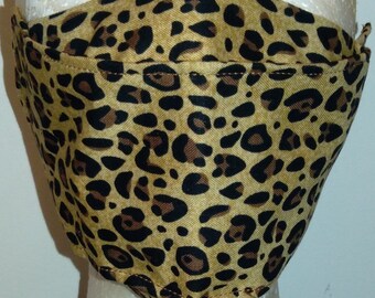 Hand Made Leopard Print Masks