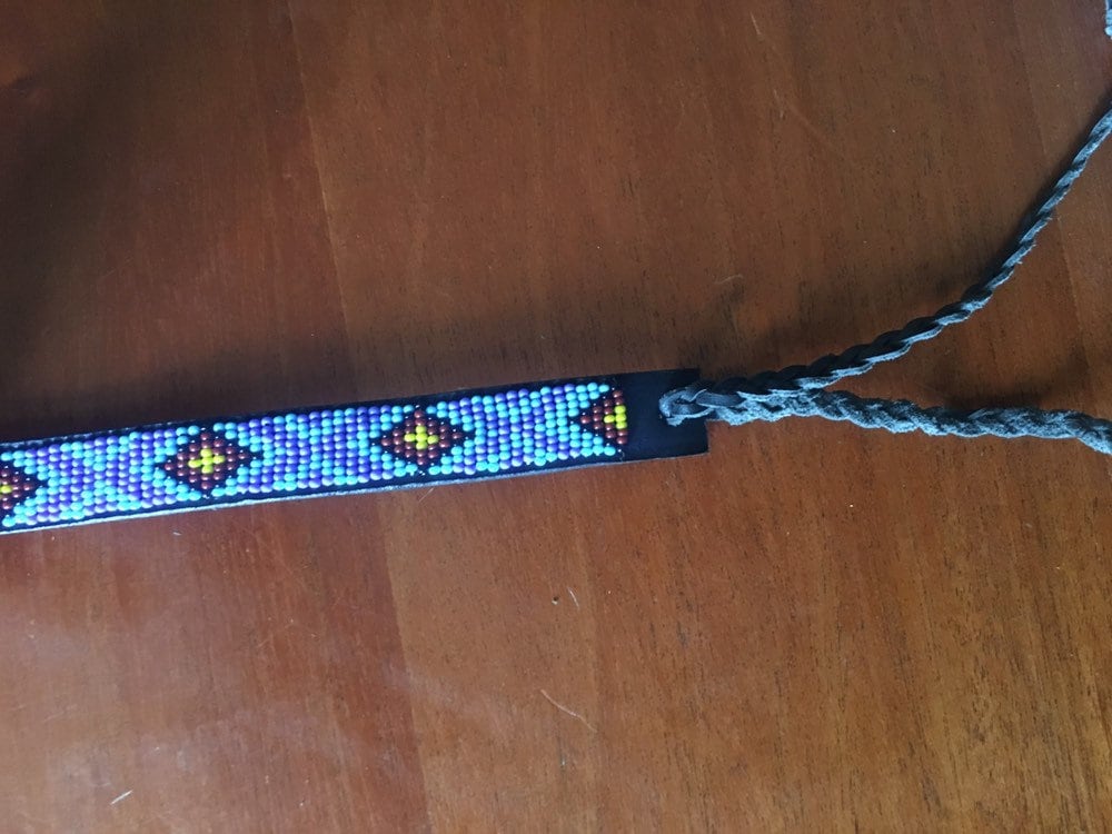 Handmade Beaded Hat Band. Leather hat Band. Horse Show Etsy