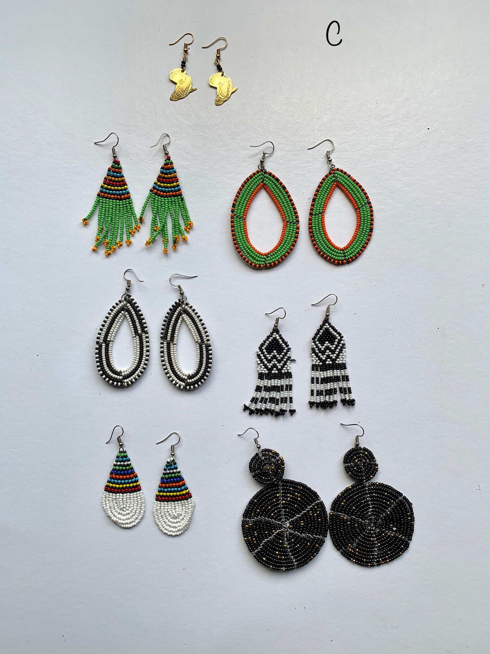 Big african earrings wholesale best sale