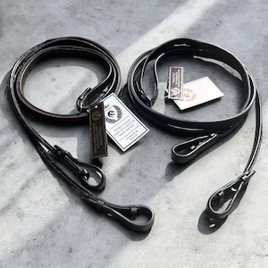 Rounded /Rolled leather reins