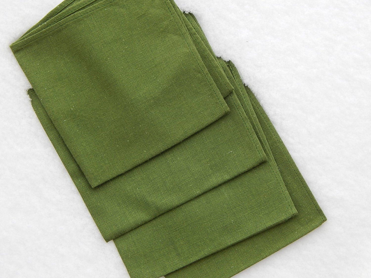 Vintage Green Linen/ cotton Napkins Set of 4 Linen Napkins Etsy