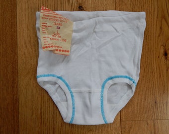 Vintage Baby Underwear Cotton Panties Unused Underpants 100% Cotton 0-1 years