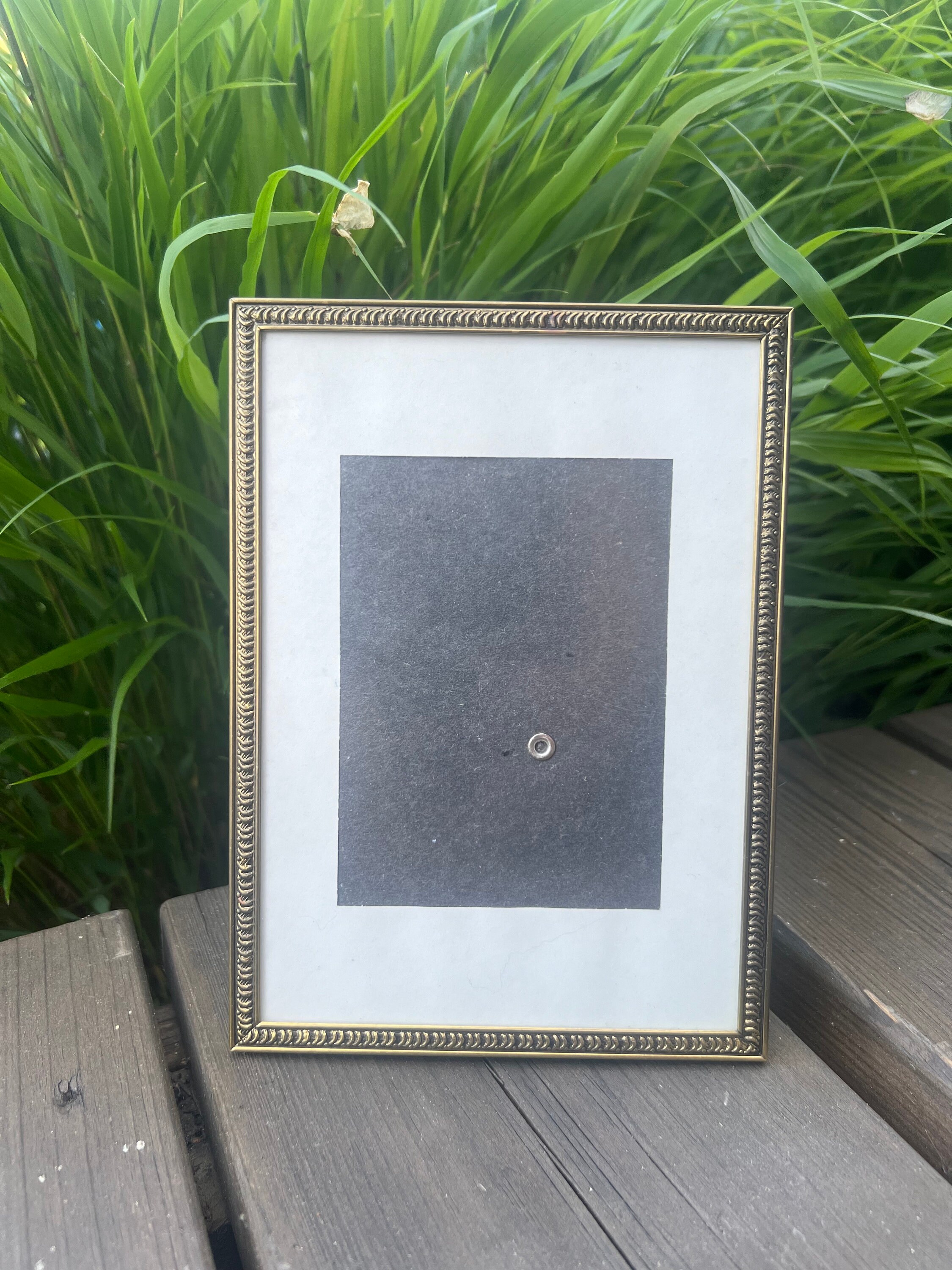 Scandinavian Vintage JYDEN Picture Metal Frame/ Danish Brass Photo ...