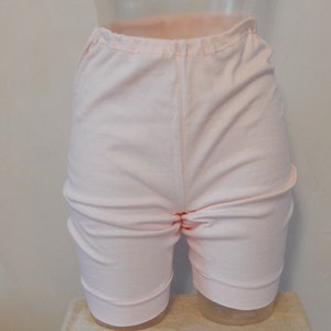 Vintage Cotton Underwear Ladies Unused Pale Pink Cotton Knickers Underpants Large 1970 s