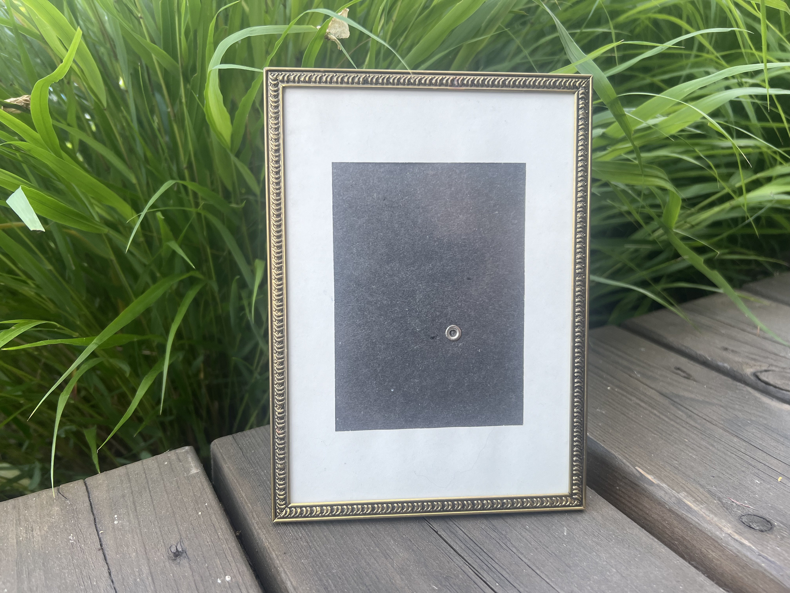 Scandinavian Vintage JYDEN Picture Metal Frame/ Danish Brass Photo ...
