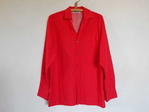 Marimekko Striped Jokapoika shirt Red Pink Long sl