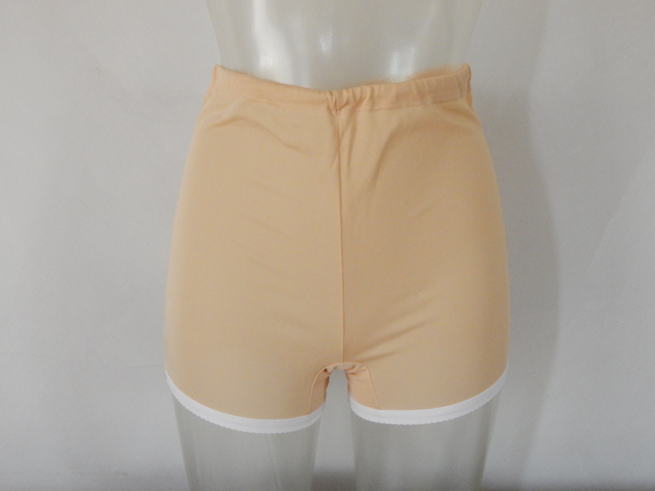 Vintage Underwear Ladies Viscoze Polyester Knickers Small Nude Made in Latvia 1980-s