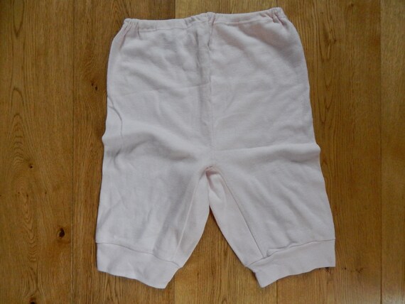 Vintage Cotton Underwear Ladies Unused Pale Pink … - image 9