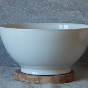 Arabia of Finland White Bowl Arabia bowl of batter Mixing bowl Porcelain Tableware 1940 s