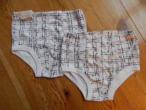 Set of 2 Vintage Underwear NOS Mens Size Small Un… - image 1