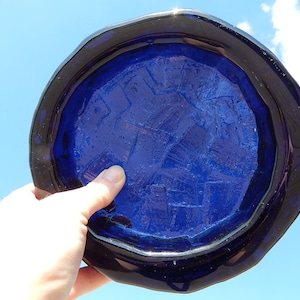 Vintage Aschenbecher Kobalt Blau Glas Pin Dish Göte Augustsson Ruda Skandinavischen Vintage Aschenbecher Retro Aschenbecher Midcentury Classic Home Decor
