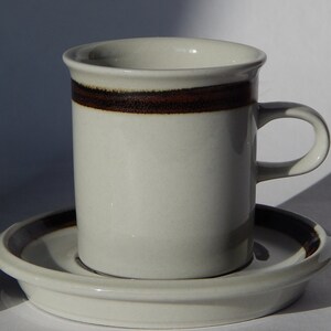 Arabia of Finland Coffee Cup and Saucer Stoneware