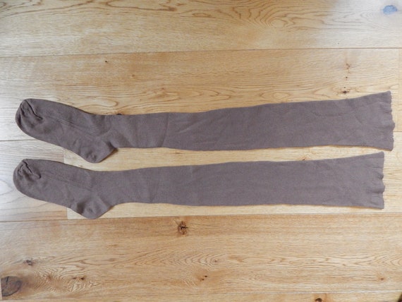 Unused Stockings  Vintage Brown Women Stockings R… - image 6