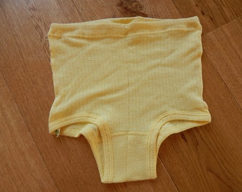 Vintage Ladies Underpants Vintage Yellow Knickers Cotton/ Capron Underpants Made in  Size MEDIUM/ LARGE
