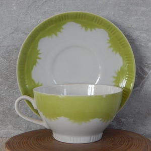 Riga Porcelain Factory REGINA Coffee/ Tea Cup And Saucer  Design Tea Cup and Saucer  era 1967-1970 s. Tableware