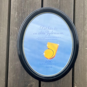 Vintage Big JYDEN Picture Frame Oval Shape Antique Look Plastic Decor with Glass Cover Home Decor Ghotic Wall Frame 34 x 28cm