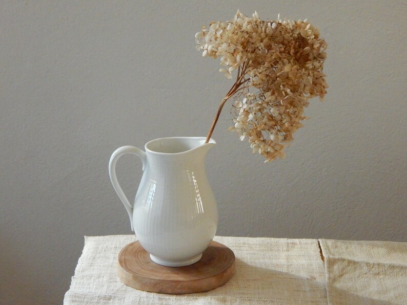 Scandinavian Vintage Rorstrand Ceramic Pitcher Milk Jug by Louise Adelborg Rostrand Sweden Scandinavian Design