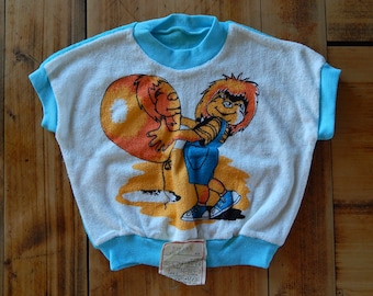 Vintage  Baby/ Toddler T-Shirt/ Sportrshirt, Unused,with Factory Tag Made in  1980 NOS