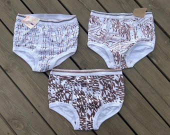 Vintage Underwear NOS Mens Size Small and Large Unused Undies Underpants 100% Cotton Made in Estonia Marat.