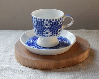 Arabia of Finland ALI Serie Kaffeetasse mit Untertasse 1961- 1973 Raija Uosikkinen Kaj Frank/ Kaarina Aho Öffnertasse