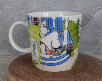 ARABIA Moomin Seasonal Mug Going on Vacation Summer 2018 Mug Scandinavian Finnish Design 0,3 L