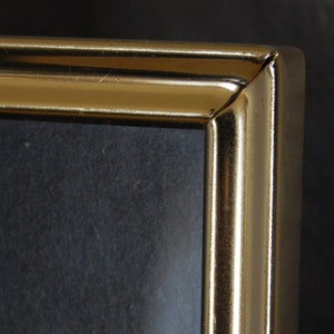 Scandinavian Vintage Picture Metal Frame/ Danish Photo Frame Wall/ Table  Decor with Glass Cover Home Decor