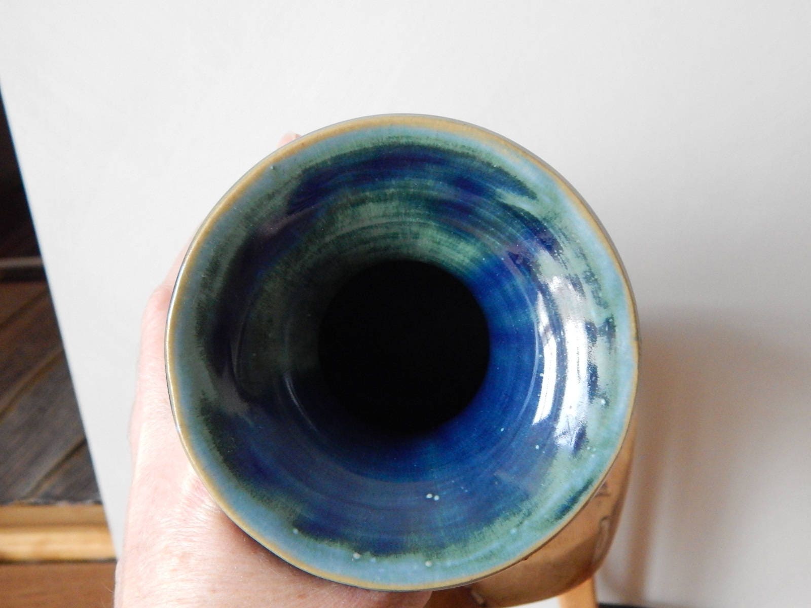 グスタフスベリ ブリット ルイーズ サンデル 背の高い青い花瓶