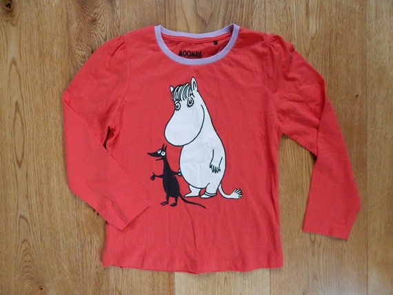 MOOMIN Caracters Long Sleevet Shirt Little Girls Moomin Clothing - Etsy