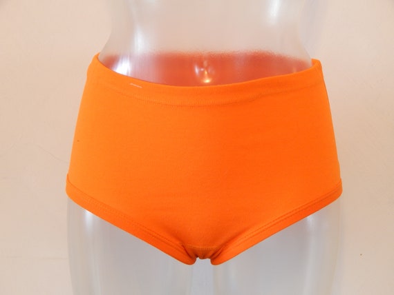 Girls Teenagers Vintage Underwear Unused Orange Vintage Underwear