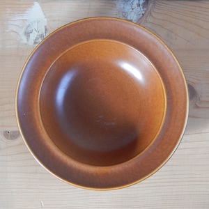 Gustavsberg Brown Bowl Sweden Scandinavian Tableware