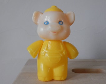 Plastic Toy, Little Piggy, Toy 1970 s.  Collectible