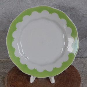 Vintage Side Plate Bread Cake Plate, Tableware Serving Dish Faience Plates from 1970 s.Riga Porcelain Factory RPR