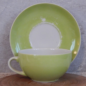 Set of 3 Riga Porcelain Factory Coffee/ Tea Cup And Saucer  Design Tea Cup and Saucer  era 1980 s.  Tableware