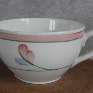 Scandinavian Vintage Rorstrand JENNY Porcelain Cup by Rostrand Sweden Handpainted