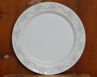 Rare pattern Arabia of Finland Pink VILLIRUUSU Plate Laila Hakala - Made in Finland 1969- 1970